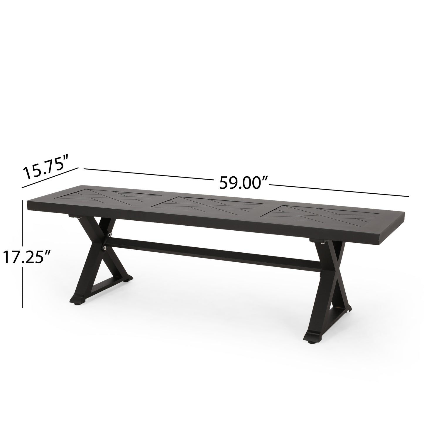 Niles Traditional Velvet Antique Dining Bench