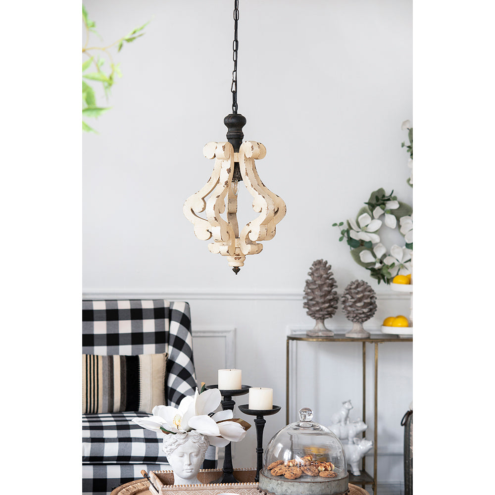 Healdsburg Traditional Wood Pendant Light