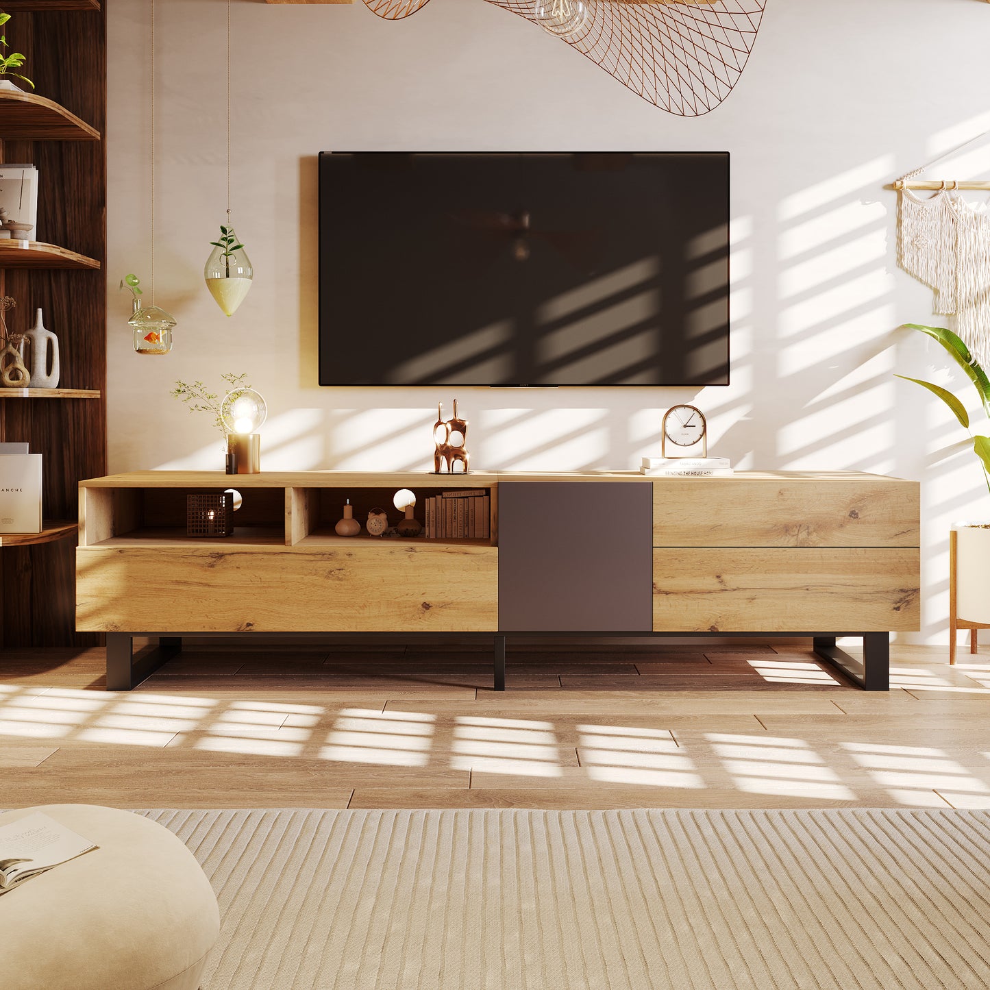 Healdsburg Modern TV Console Entertainment