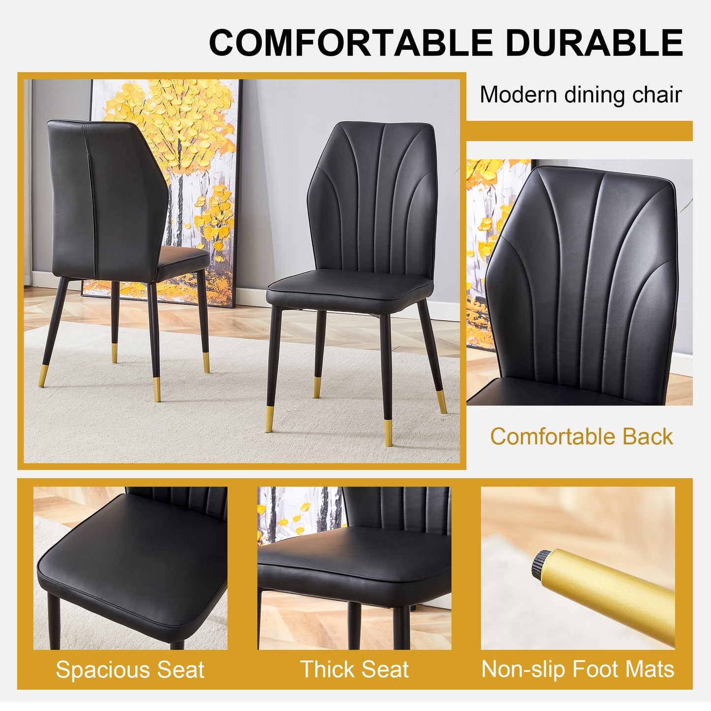 Sonoma Contemporary Velvet Dining Chairs