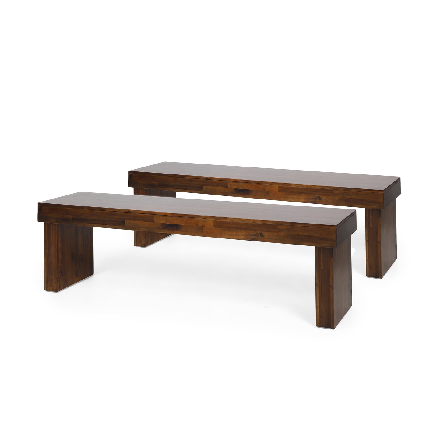 Bartholomew Craftsman Indoor Solid Wood Bench
