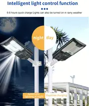 Sonoma Modern Solar Parking Lot Light