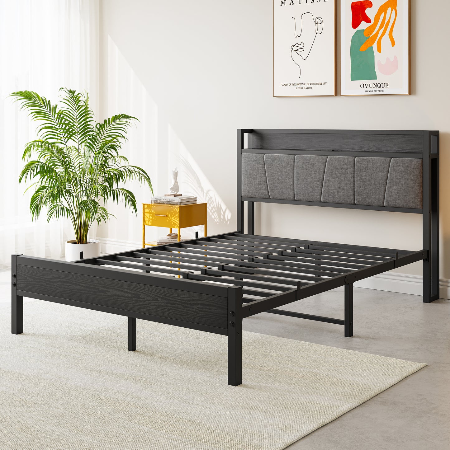 Cleo Modern Storage Bed Frame