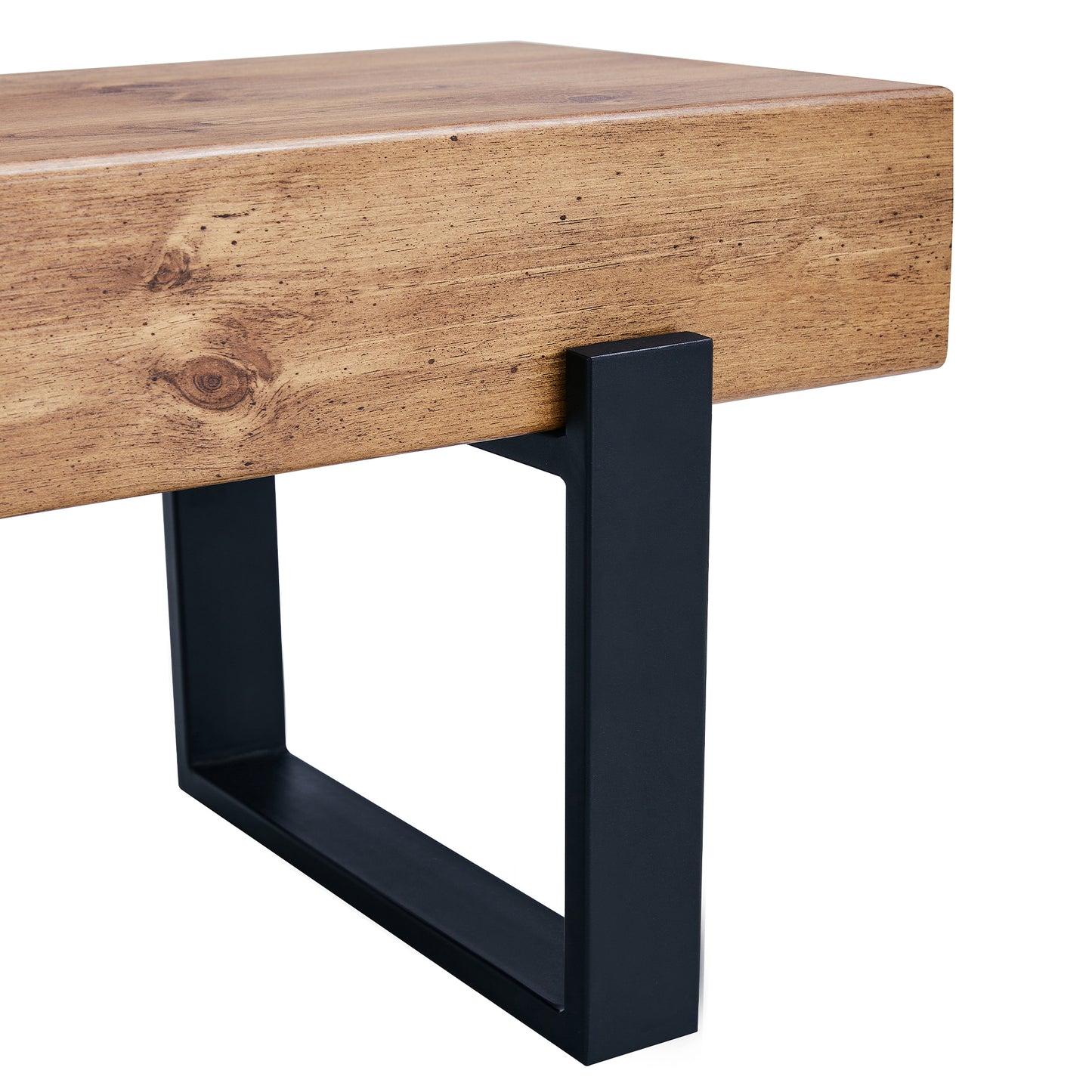 Marcel Industrial Farmhouse Indoor Bench