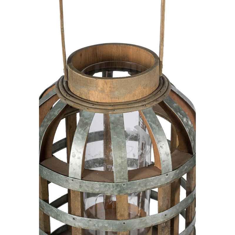 Emery Craftsman Decorative Wooden Lantern