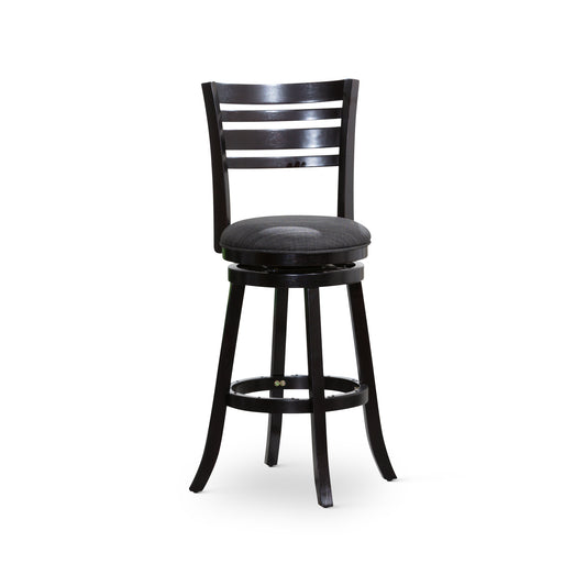 Justo Modern 30' Slat Back Swivel Bar Stool