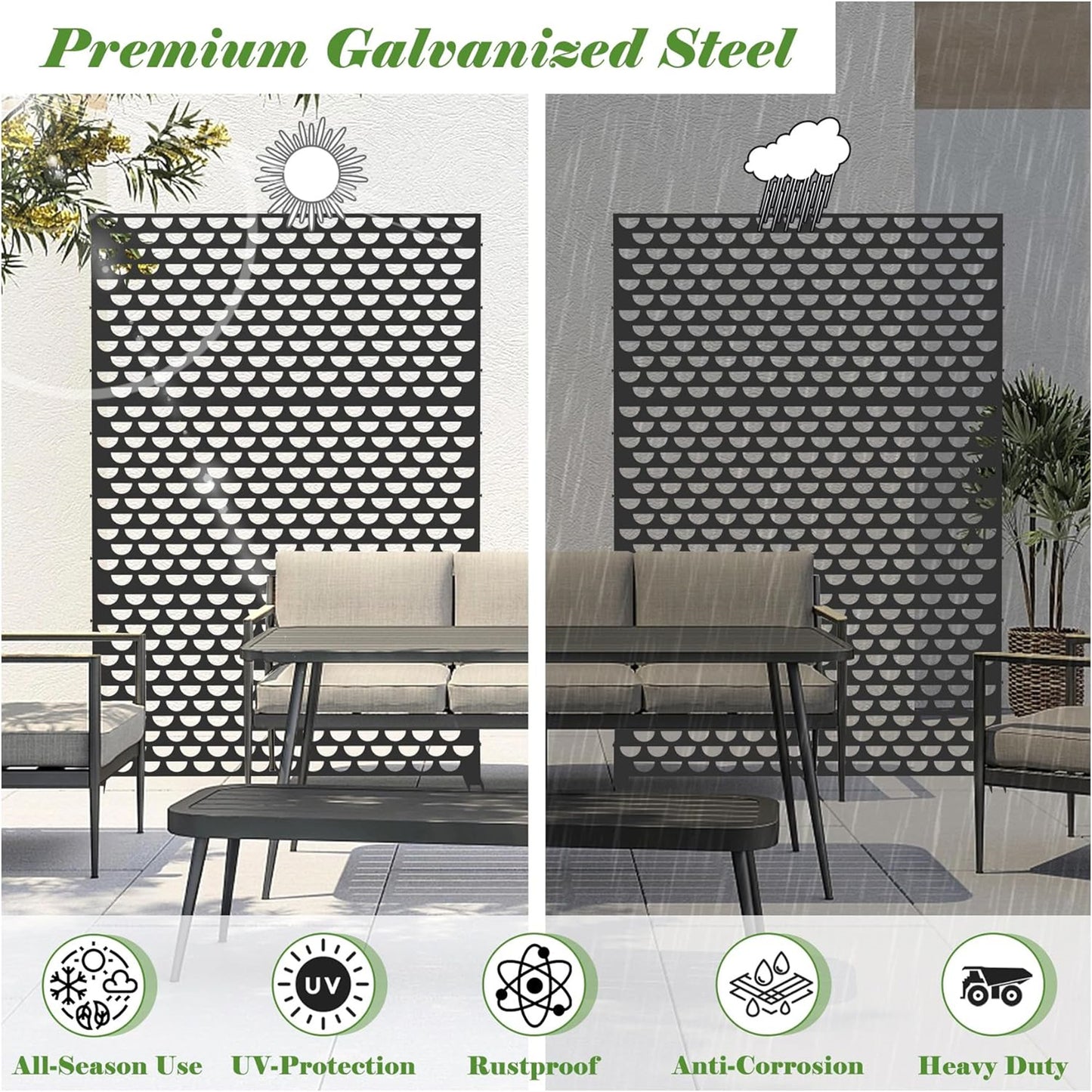 Justo Modern Privacy Screens