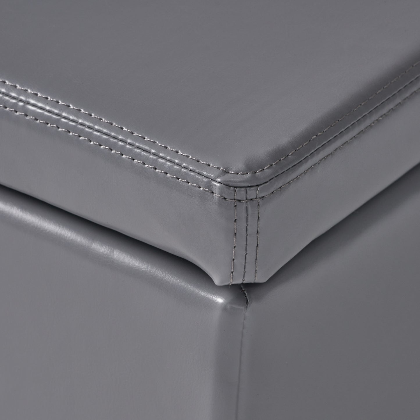 Calista Modern Velvet Storage Ottoman