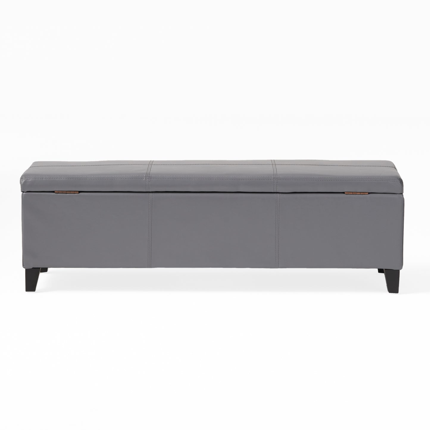 Calista Modern Velvet Storage Ottoman