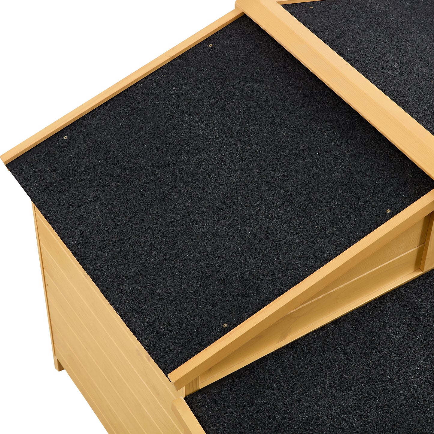 Irvington Craftsman Pinewood Elevated Dog Kennel