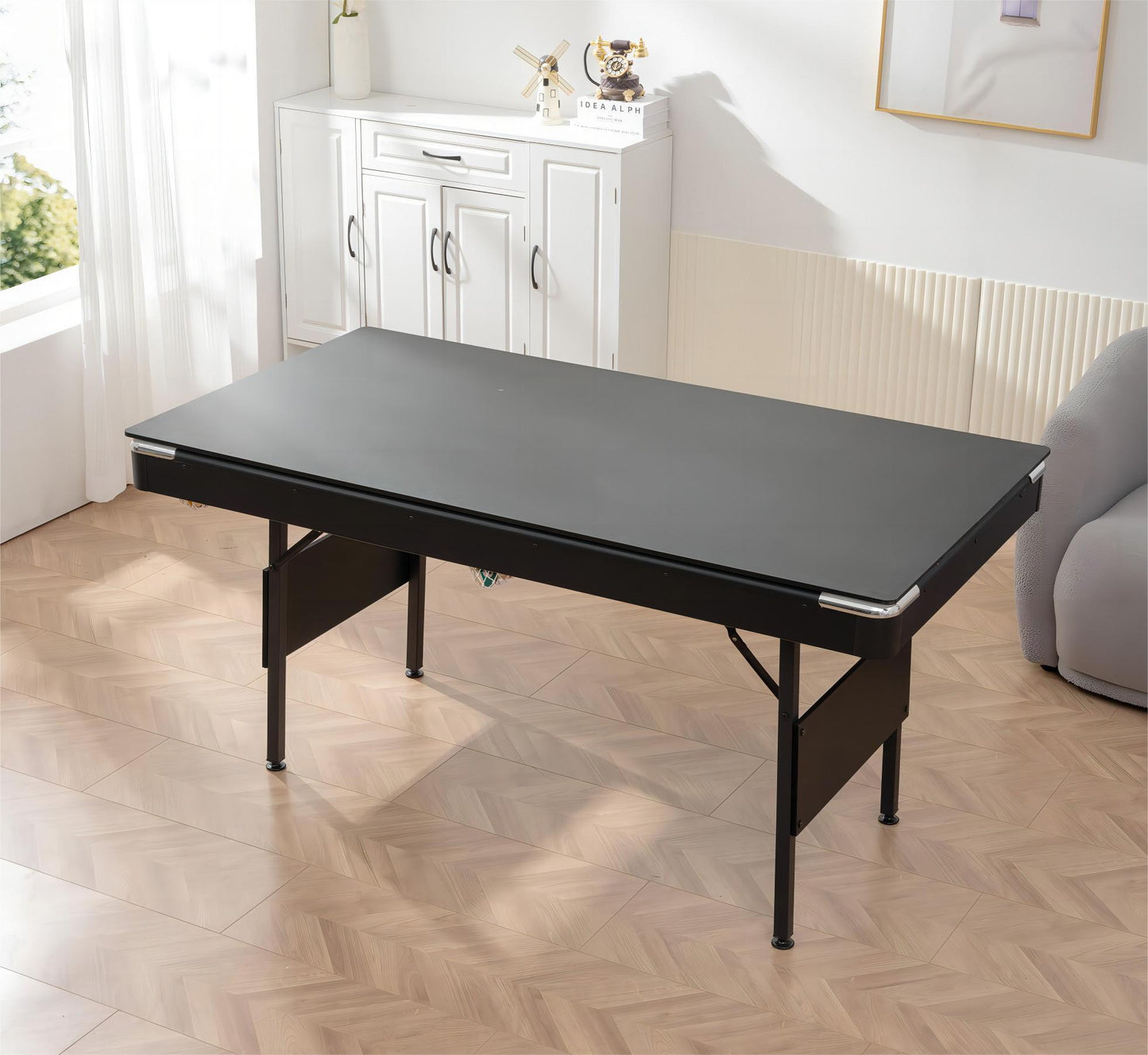 Irvington Modern Velvet Game Table