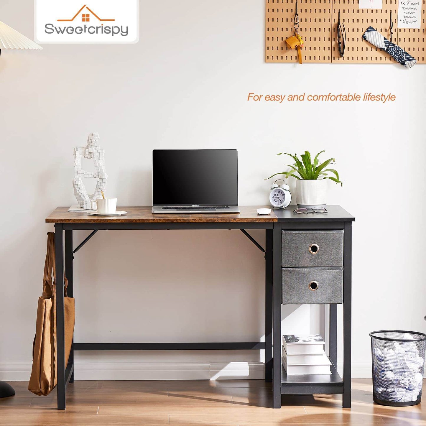 Westport Modern Simple Office Desk  Drawers