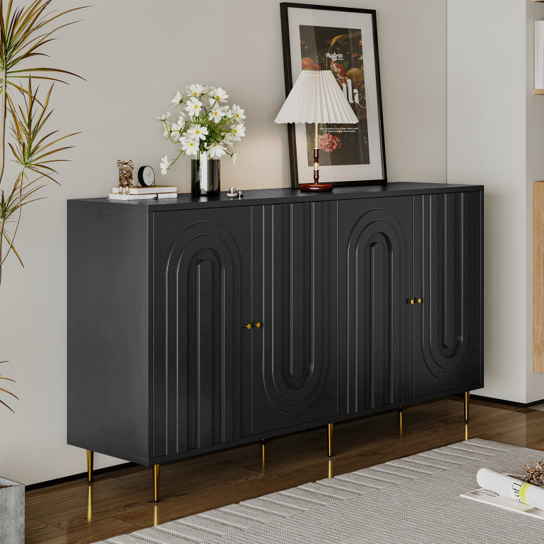 Calista Modern Lacquer Buffet Cabinet
