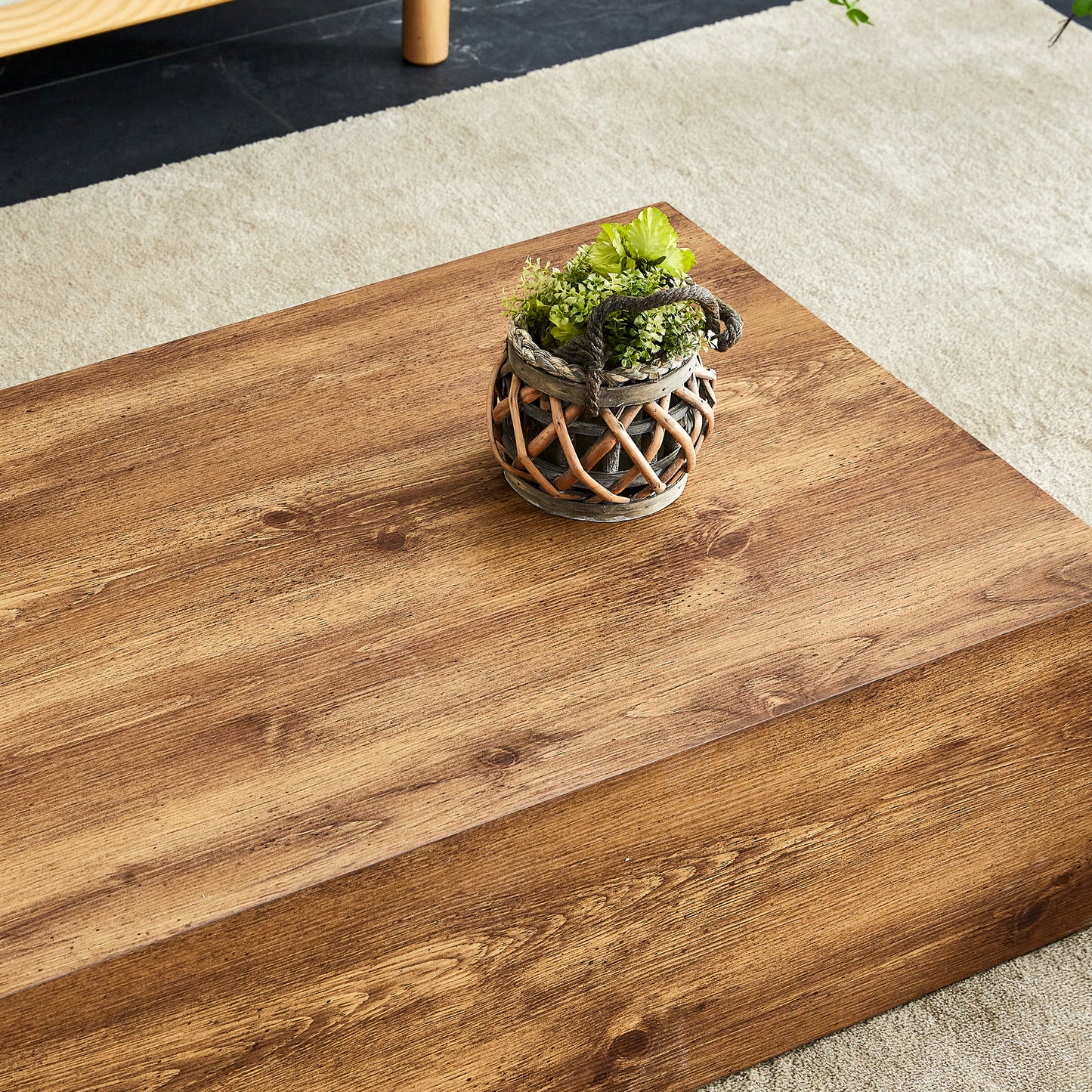Sonoma Craftsman Wood Texture Table