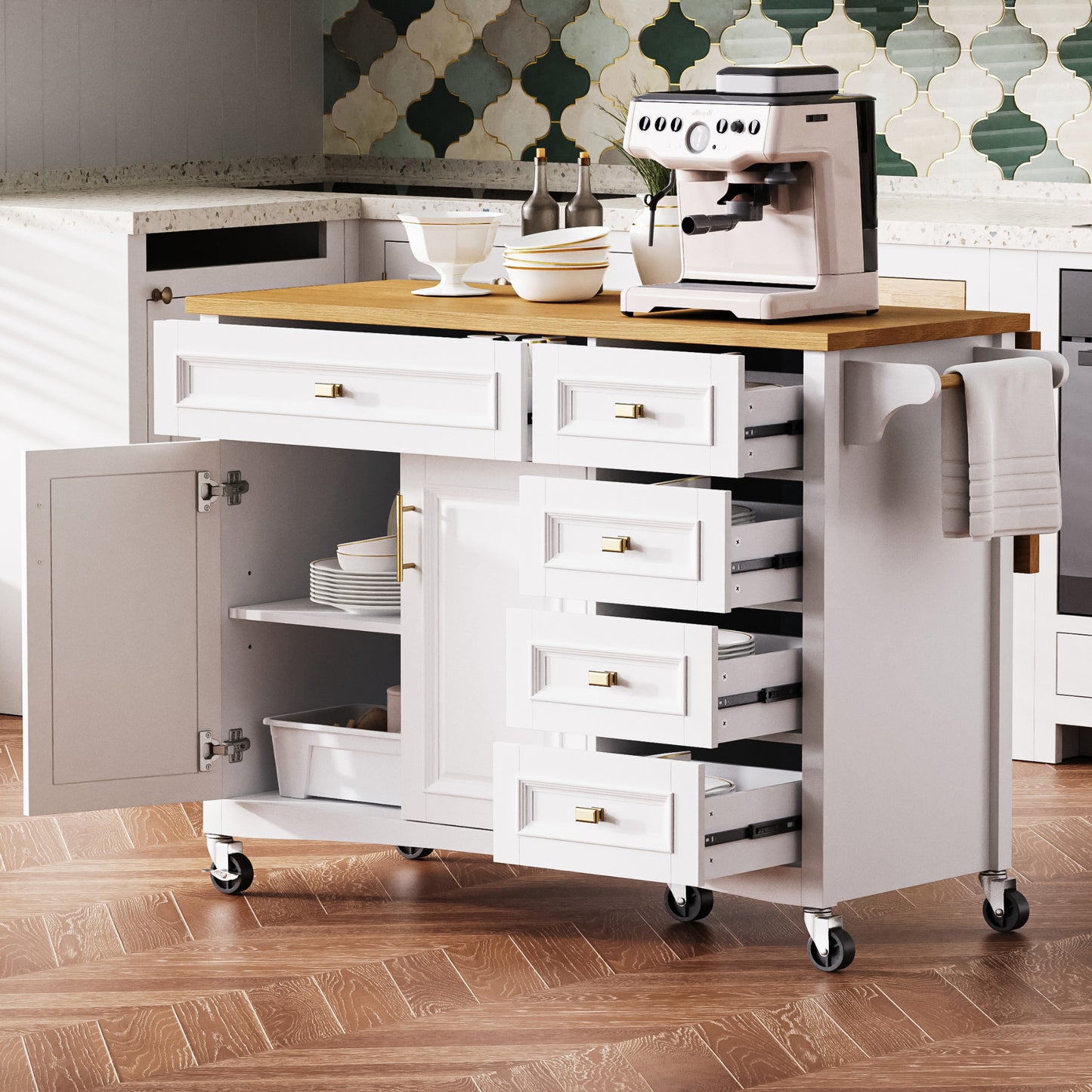 Cleo Modern Kitchen Island