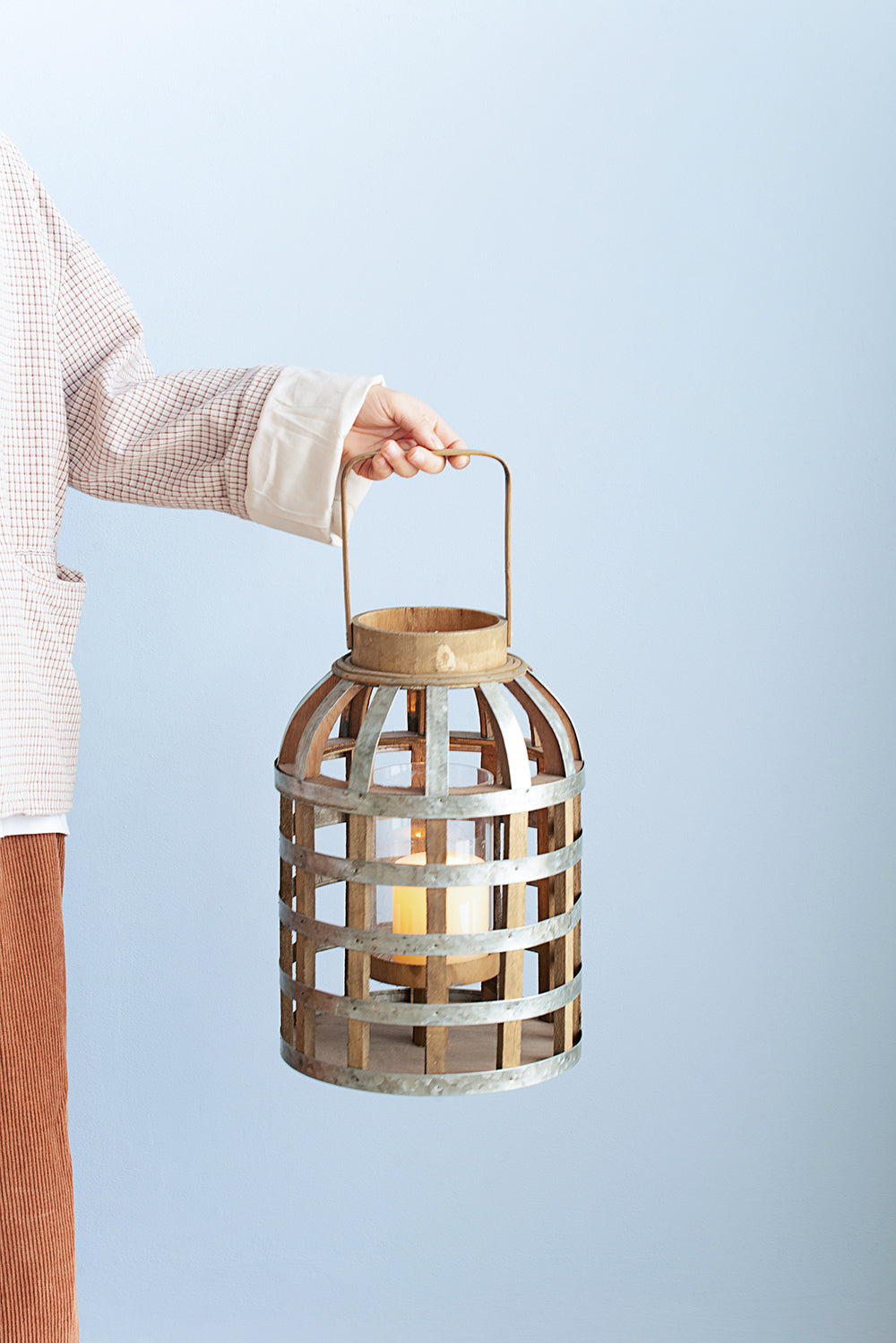 Emery Craftsman Decorative Wooden Lantern