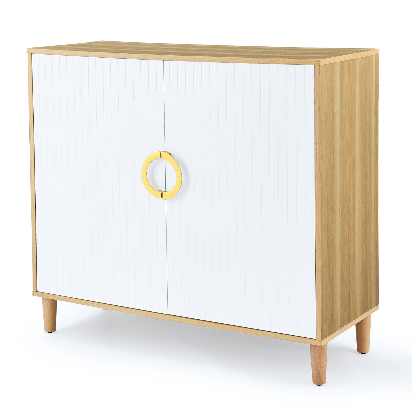 Silverleaf Modern Freestanding Storage Cabinet