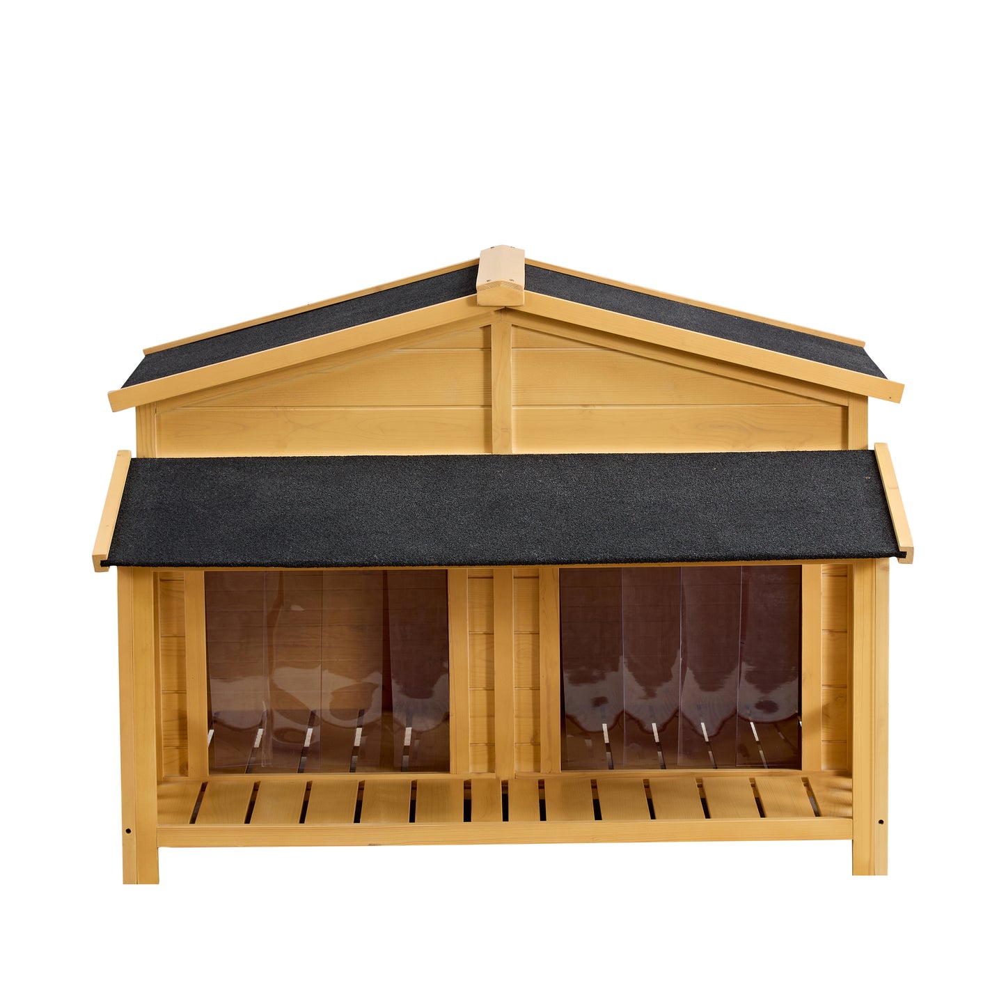 Irvington Craftsman Pinewood Elevated Dog Kennel