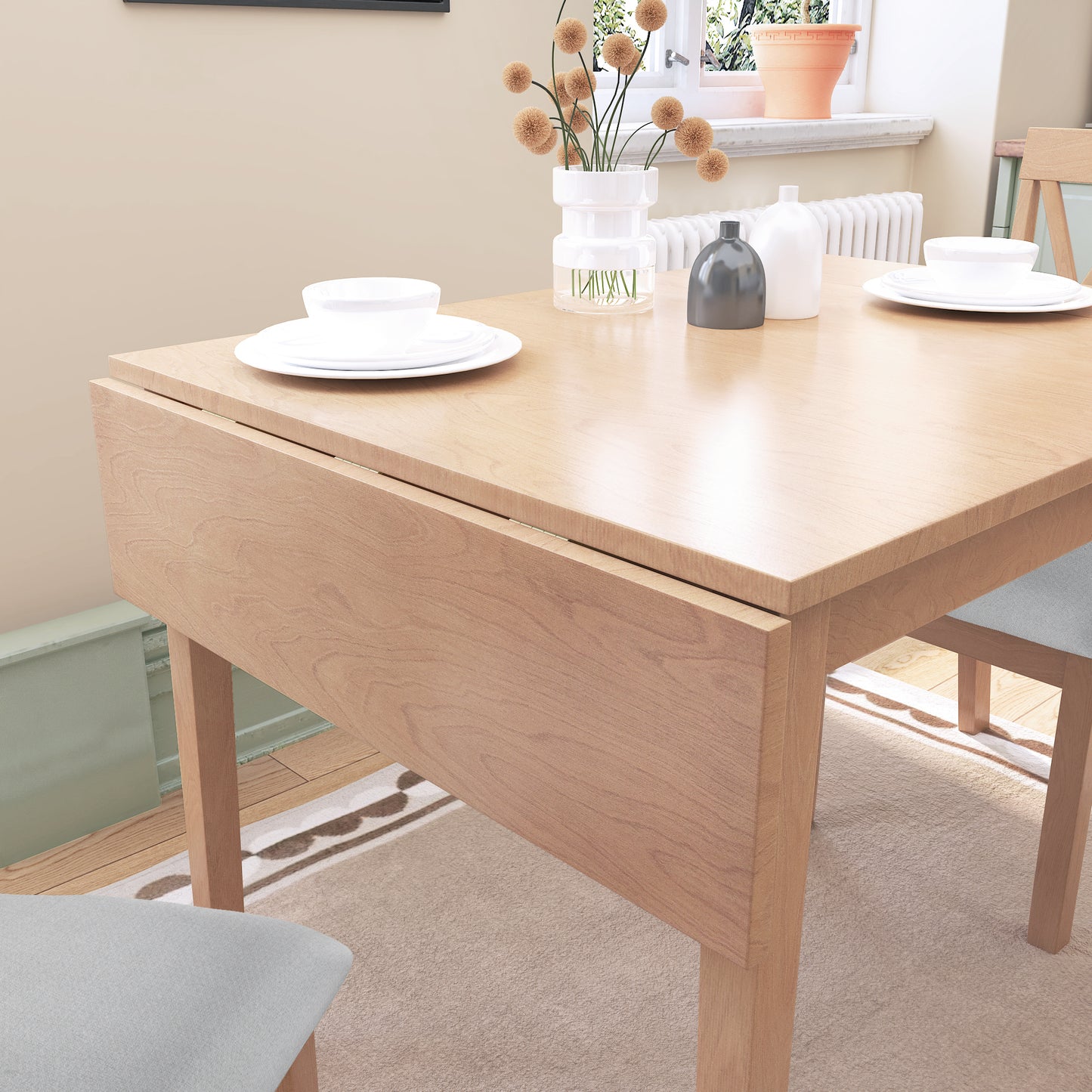 Westport Modern Leaf Kitchen Dining Set