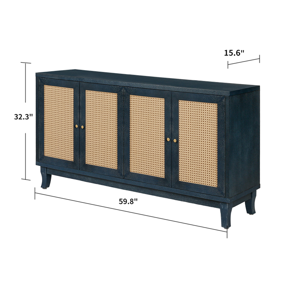 Sonoma Mid-Century Handcrafted Premium Sideboard