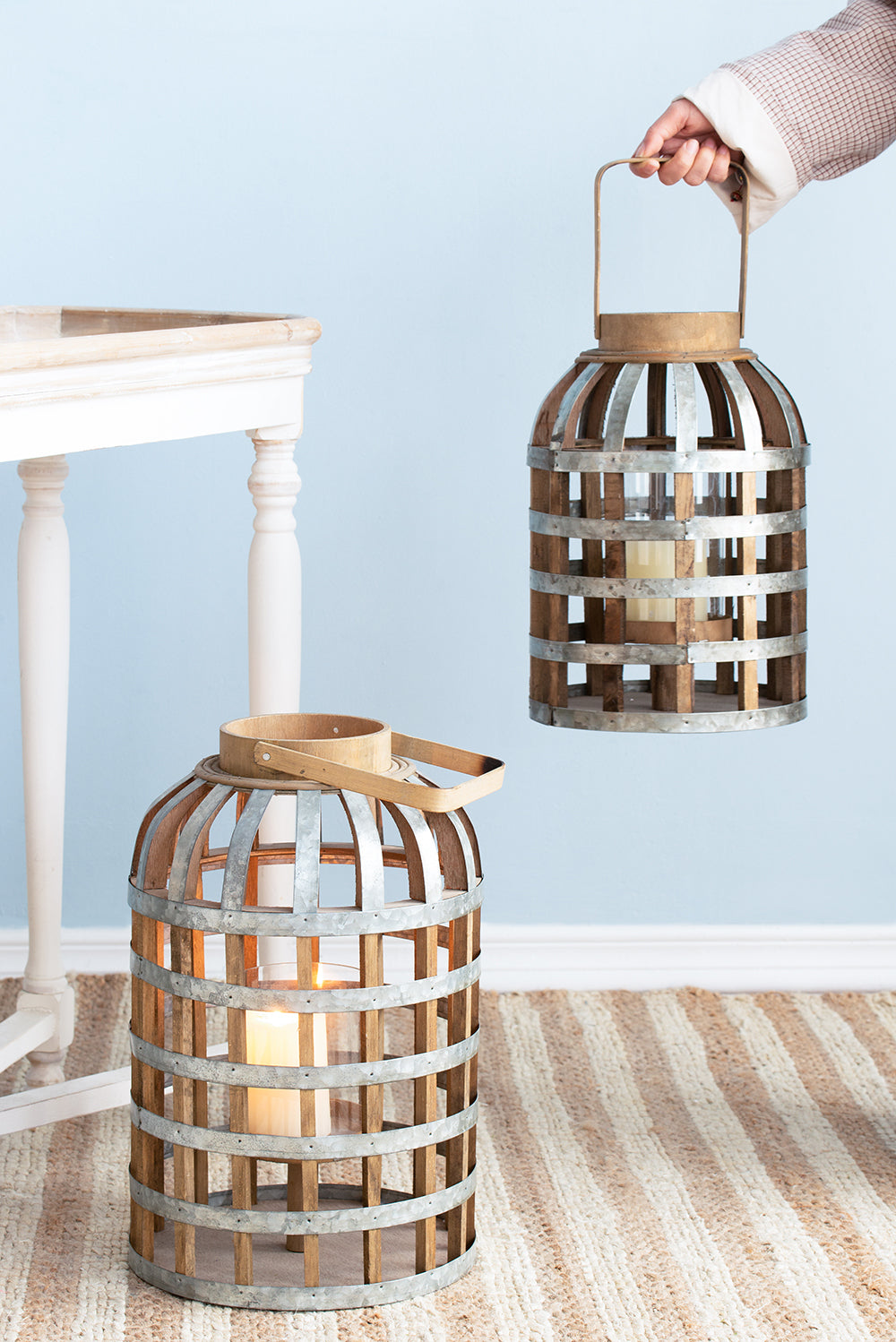 Emery Craftsman Decorative Wooden Lantern
