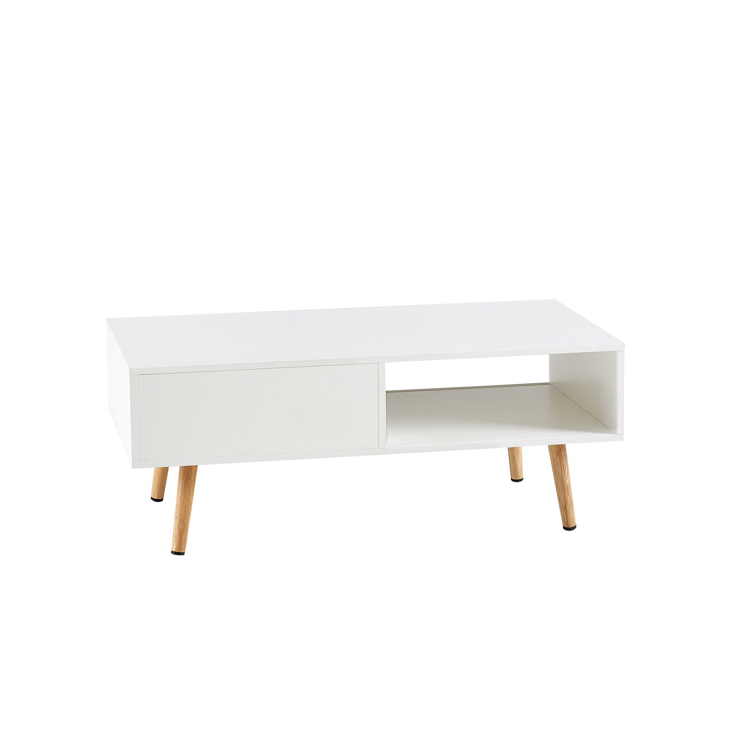 Oakridge Mid-Century Rattan Sliding Coffee Table