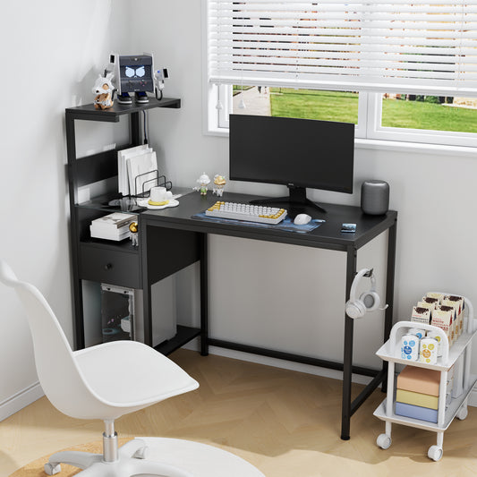 Silverleaf Modern USB Charging Desk