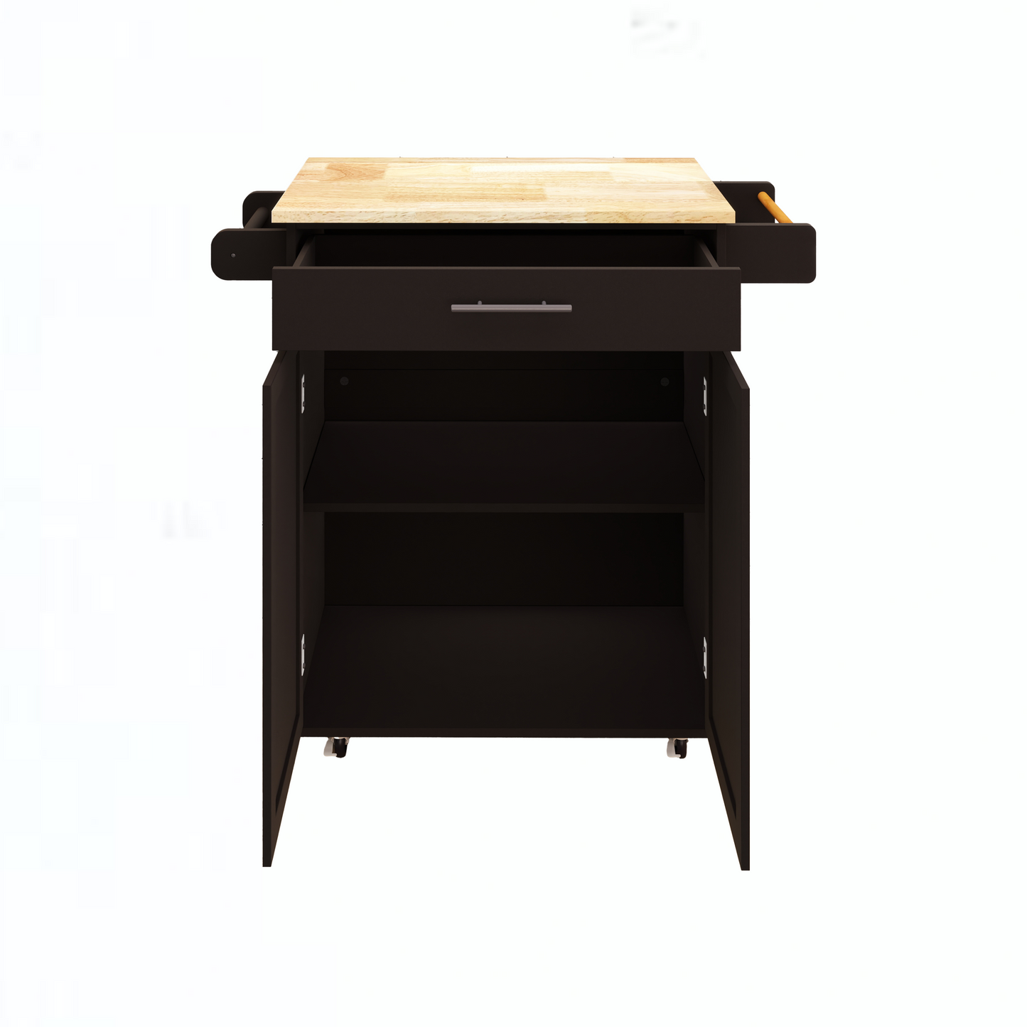 Somerset Traditional Kitchen Island Rolling Trolley Cart