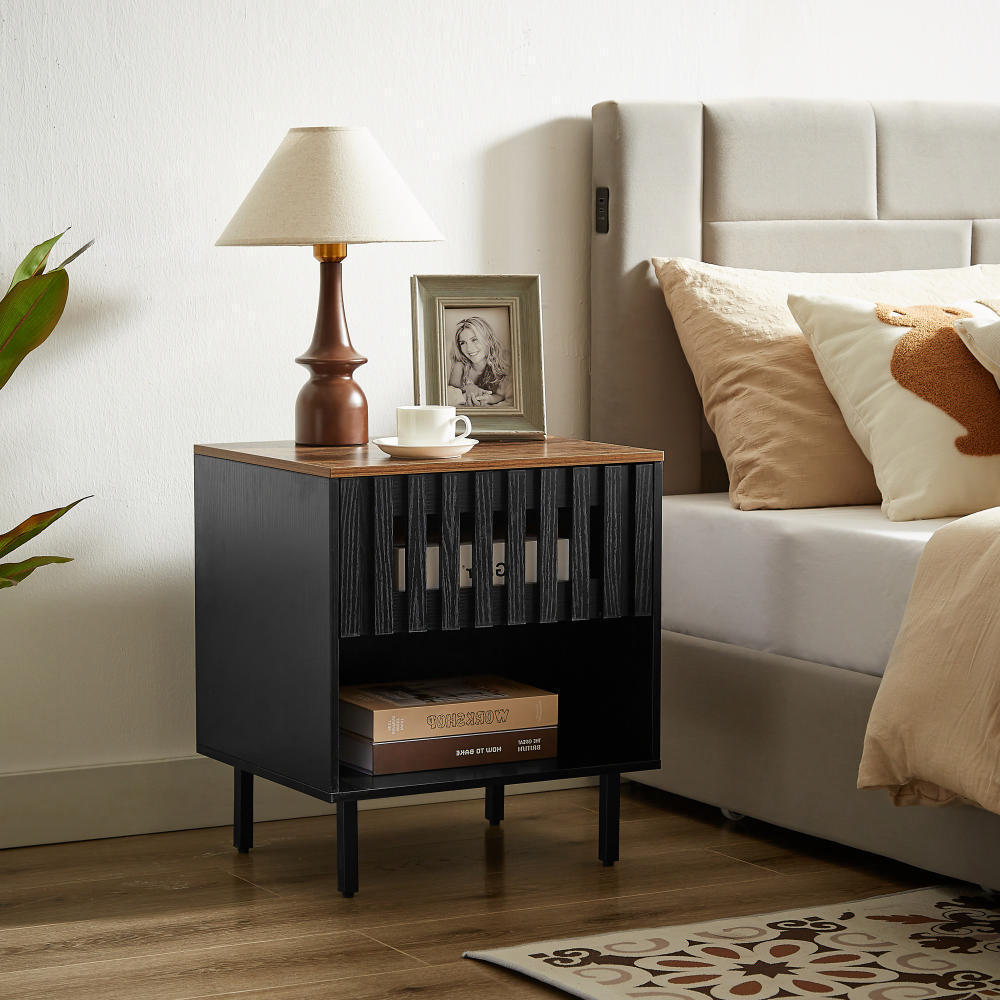 Lazzareschi Mid-Century Nightstand Set