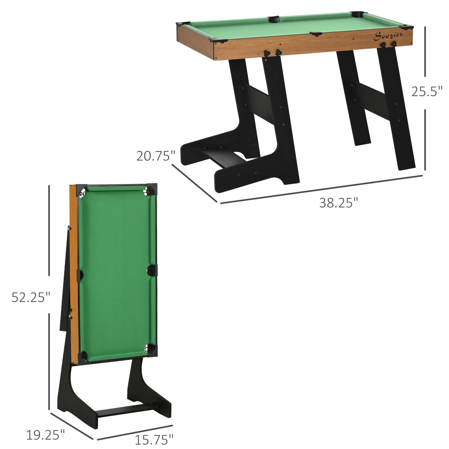 Luz Modern Billiards Tabletop Game