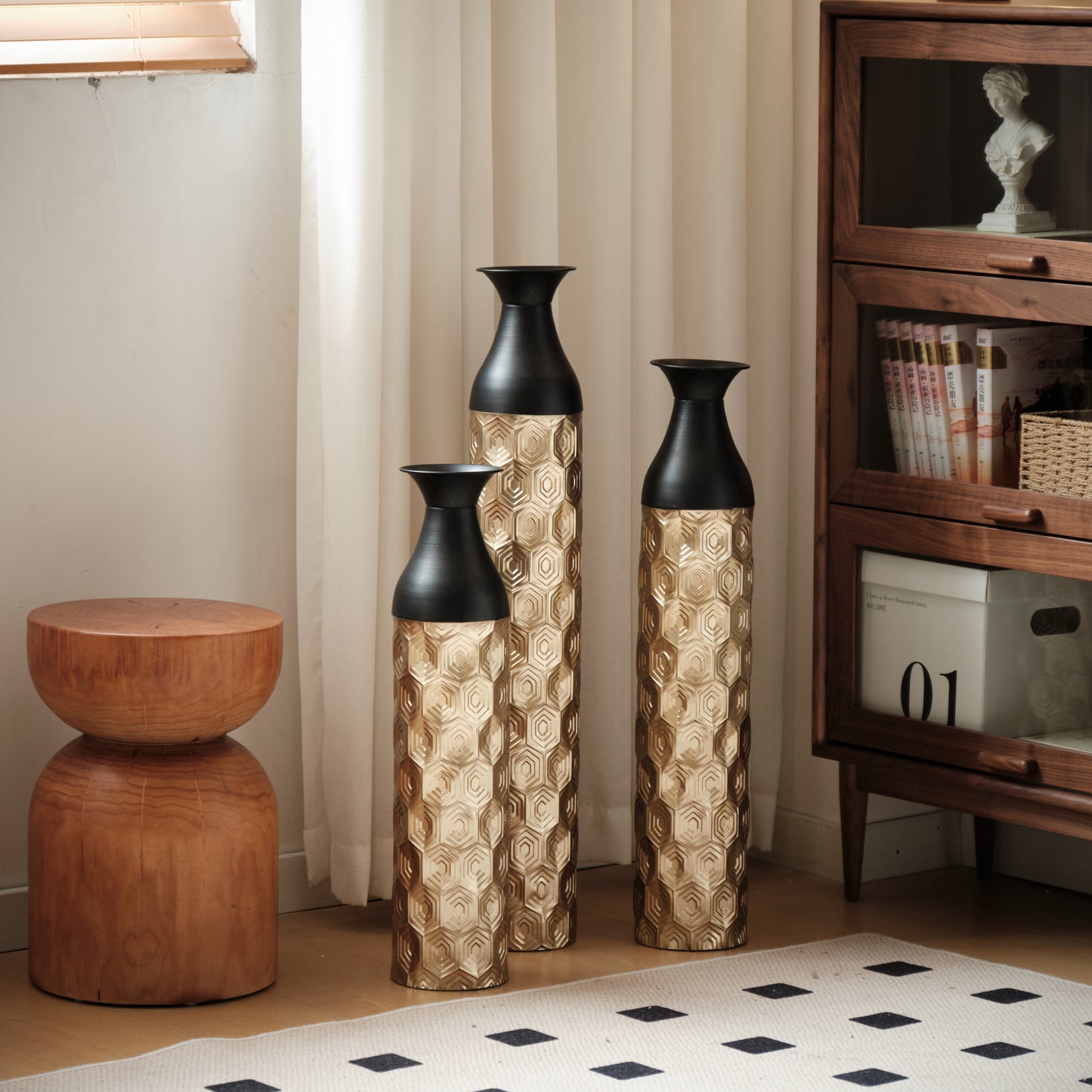 Centerville Modern Floor Metal Vases