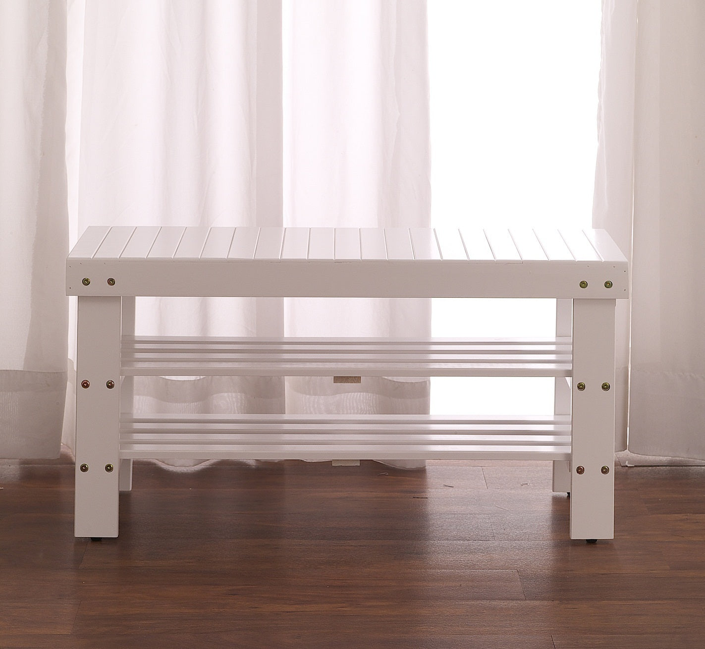 Luz Craftsman Pina Solid Wood Bench