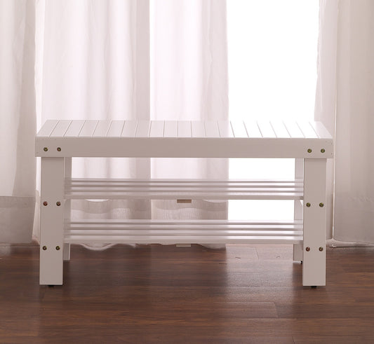 Luz Craftsman Pina Solid Wood Bench