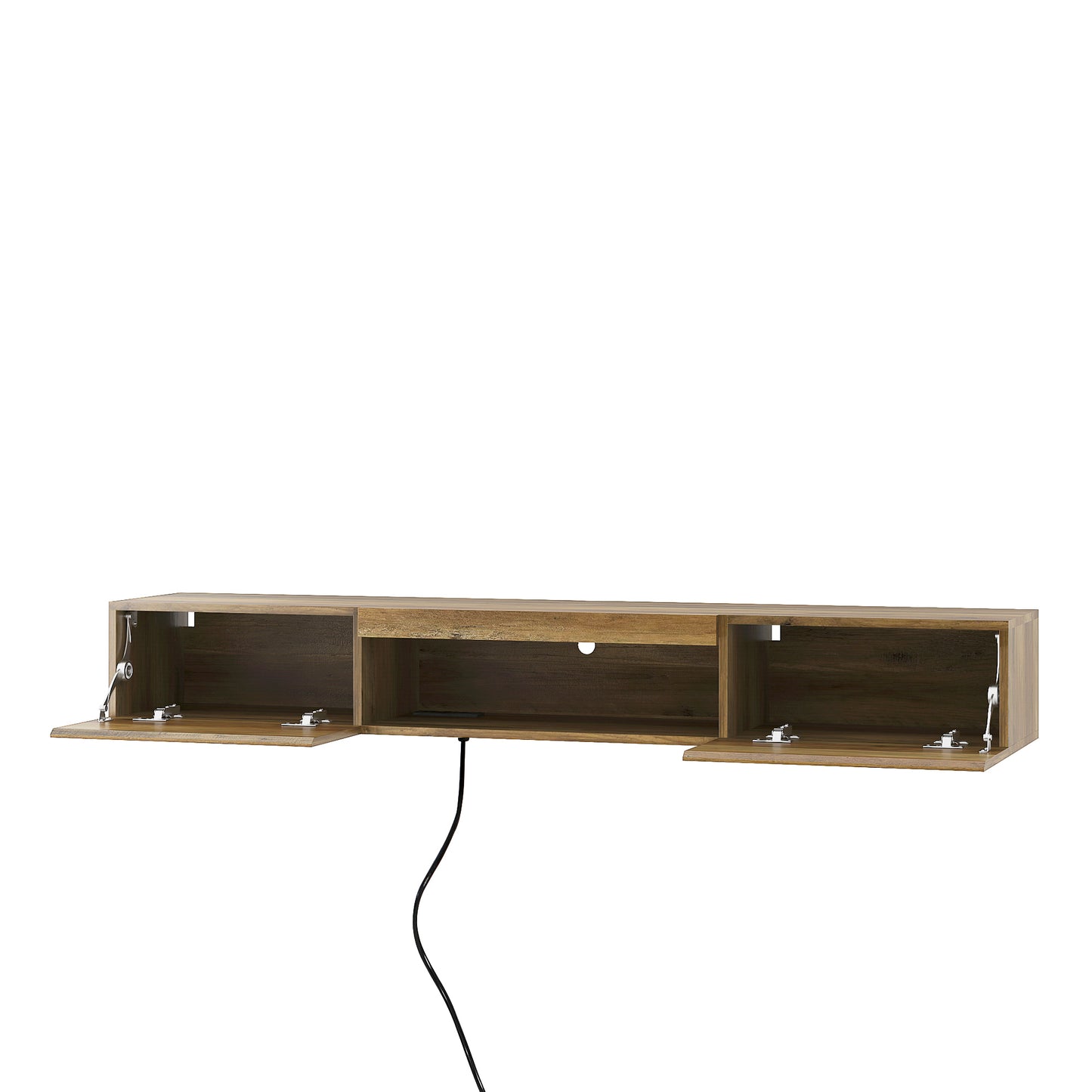 Elmcrest Modern Floating Wall Mounted Shelf