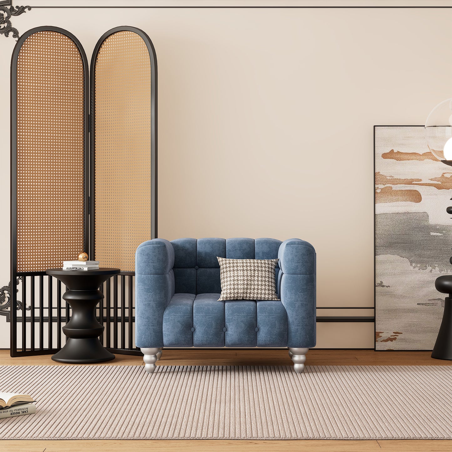Centerville Modern  Fluff Tufted Chair