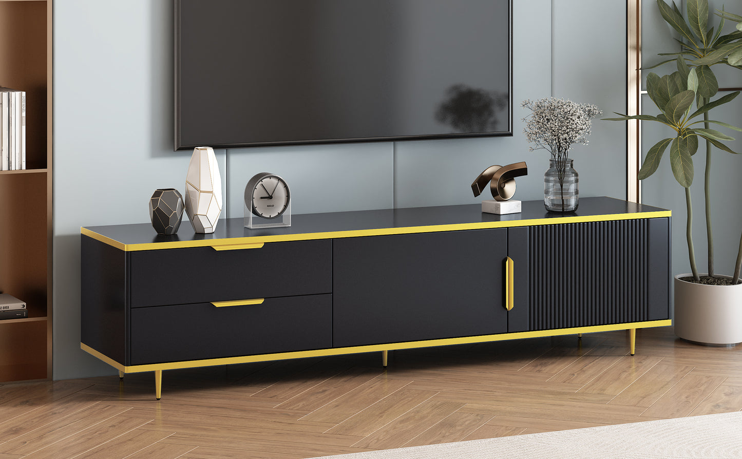 Irvington Modern U-Can  TV Stand Entertainment Center