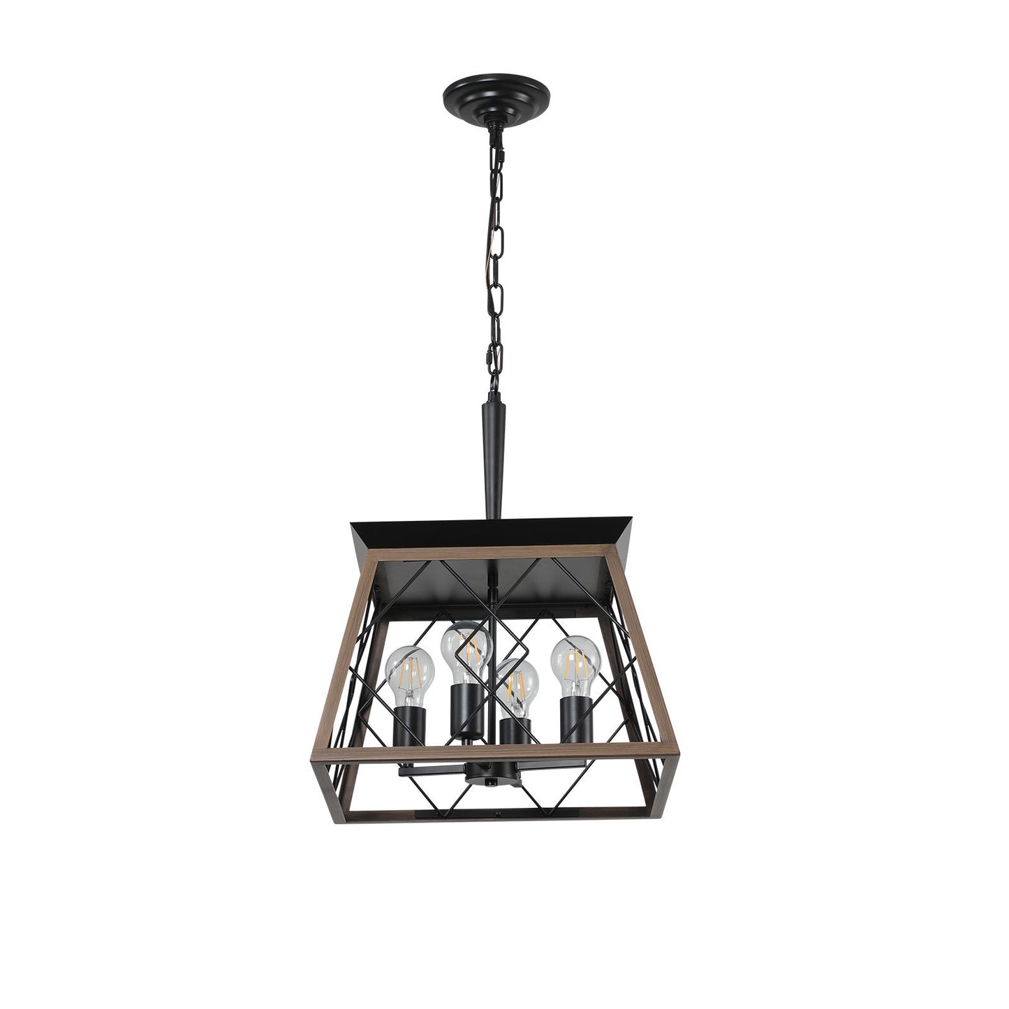 Silverleaf Industrial Farmhouse Chandelier