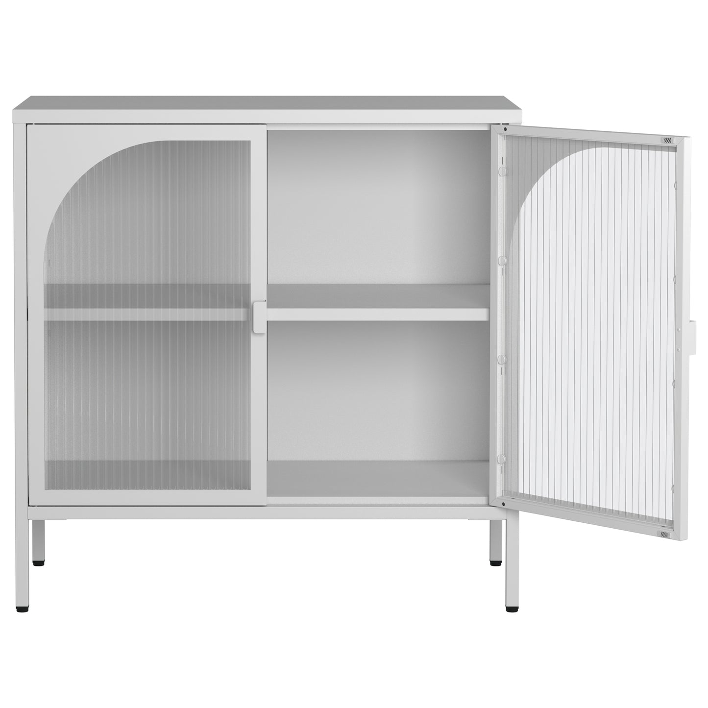 Sonoma Modern Accent Glass Storage Cabinet