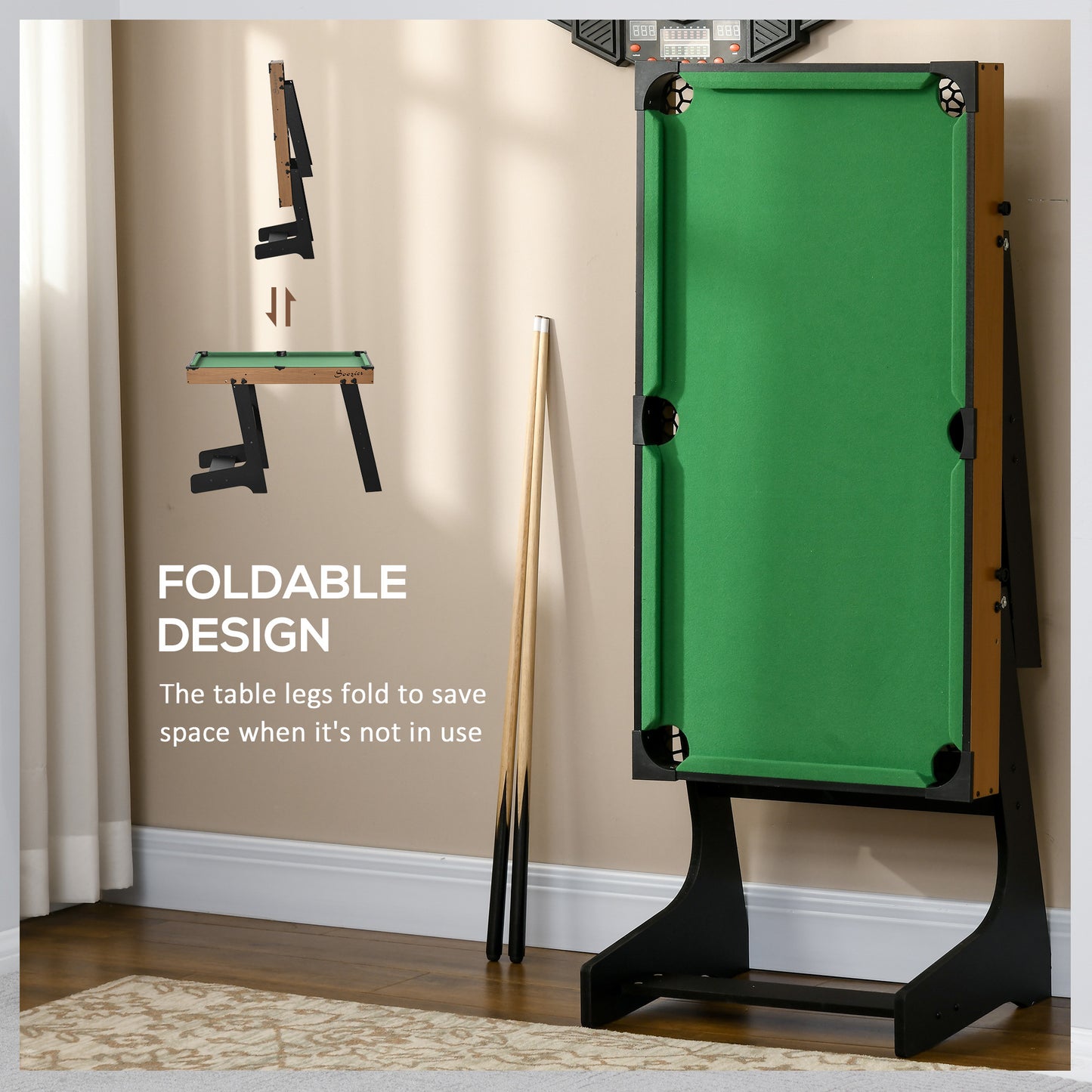 Luz Modern Billiards Tabletop Game