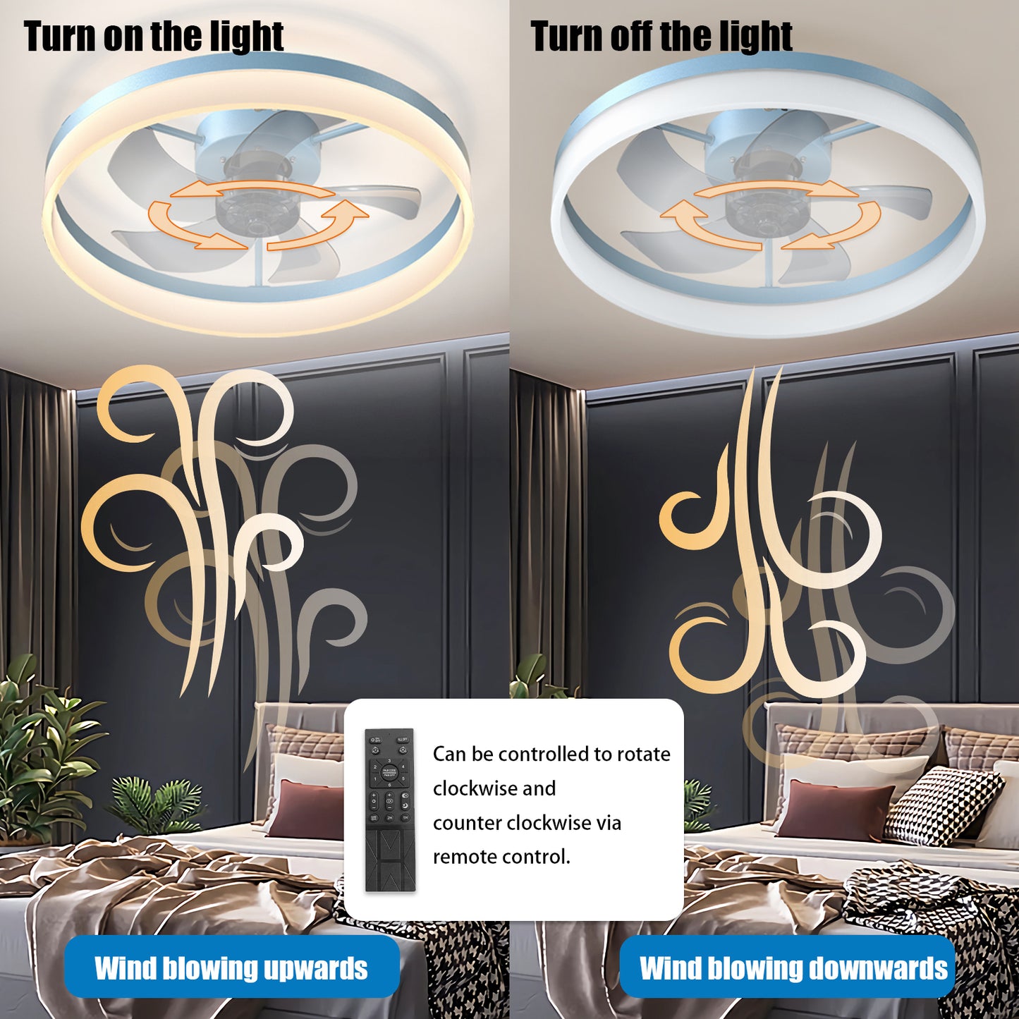 Emery Modern Dimmable LED Ceiling