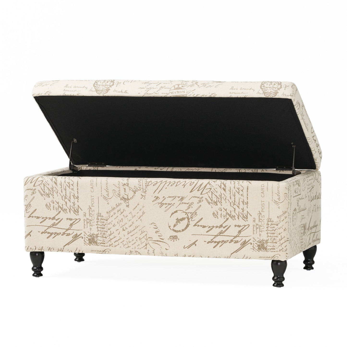 Centerville Contemporary Parisian Storage Ottoman