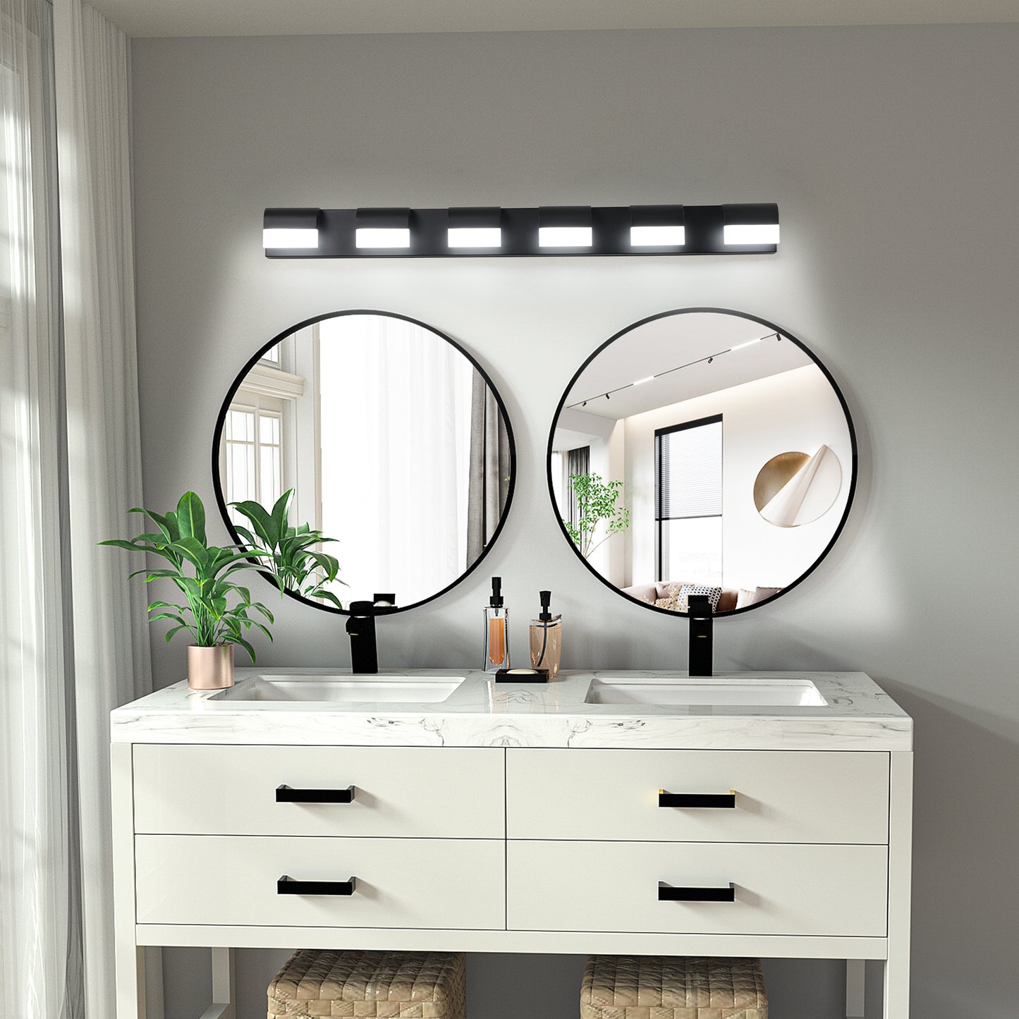 Warmsprings Modern Bathroom Vanity Lighting