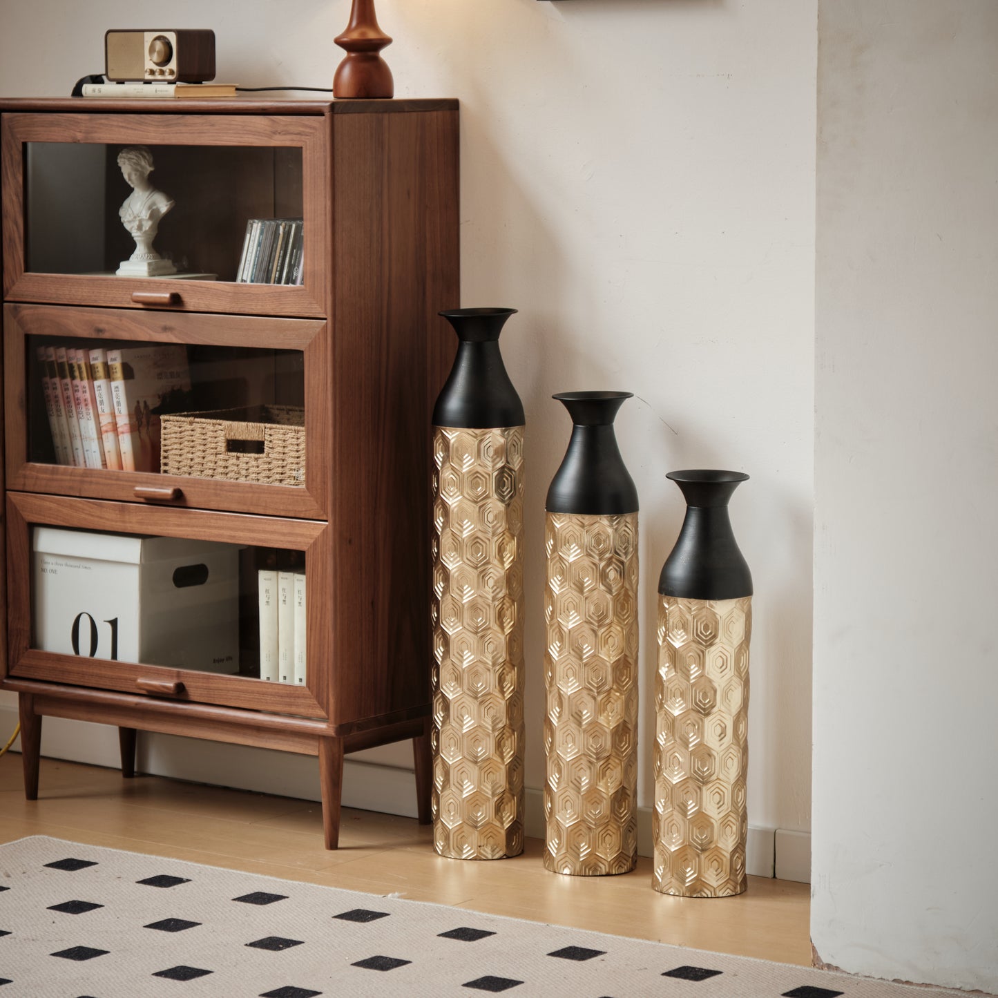Centerville Modern Floor Metal Vases