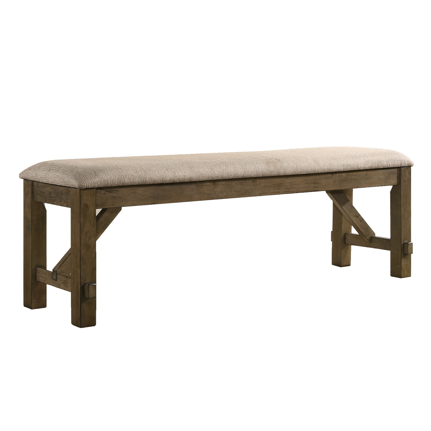 Ghivi Contemporary Wood Dining Bench