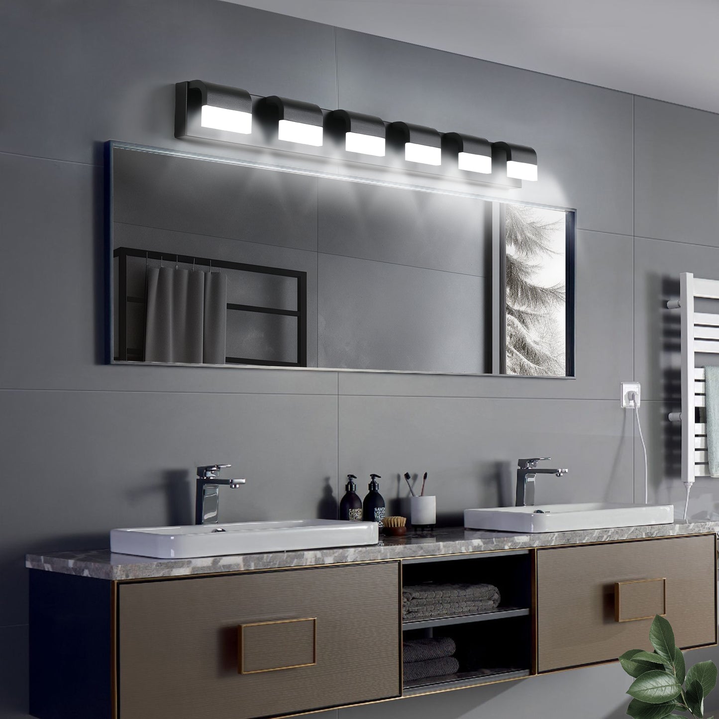 Warmsprings Modern Bathroom Vanity Lighting