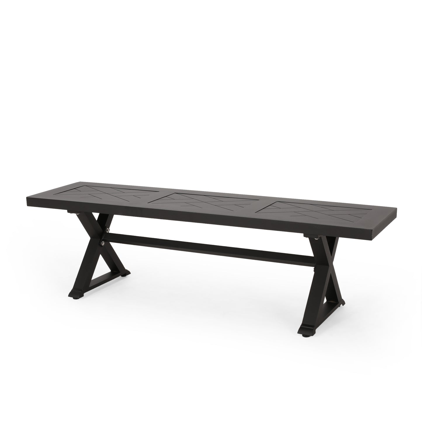 Niles Traditional Velvet Antique Dining Bench