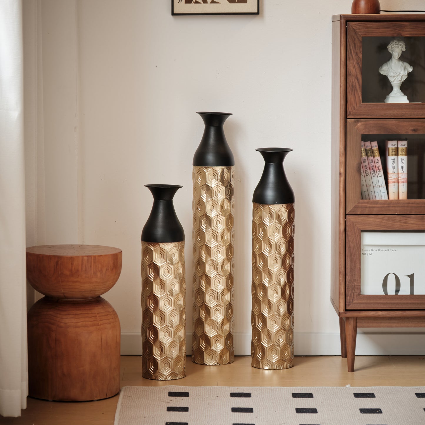 Centerville Modern Floor Metal Vases
