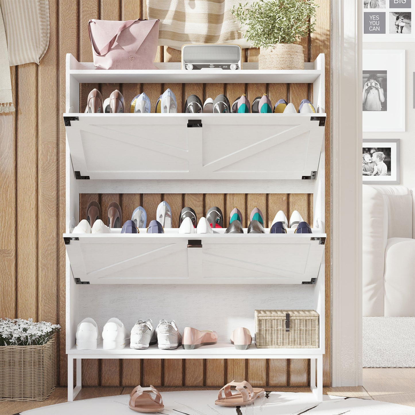 Sonoma Contemporary Shoe Storage Cabinet