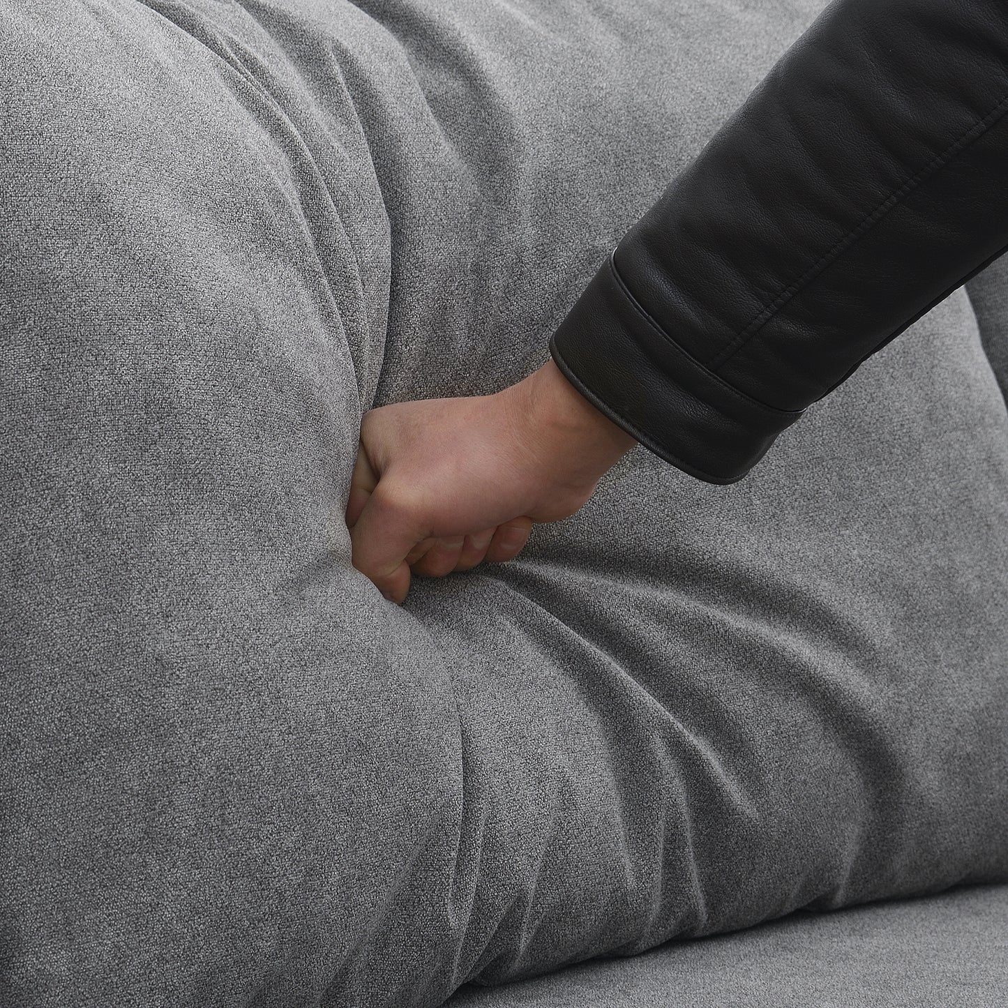 Elmcrest Modern Upholstered L-Shape Sofa