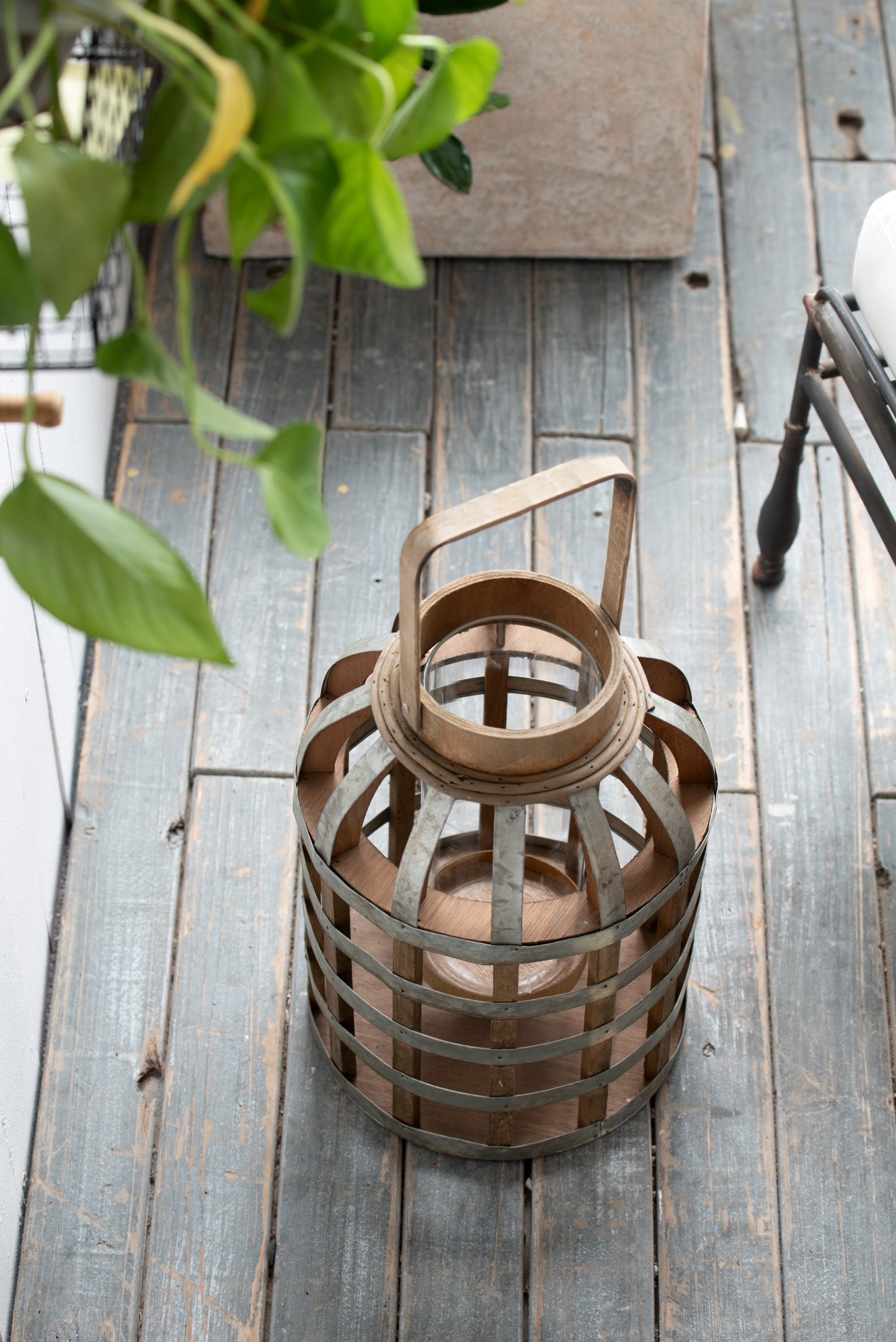 Emery Craftsman Decorative Wooden Lantern